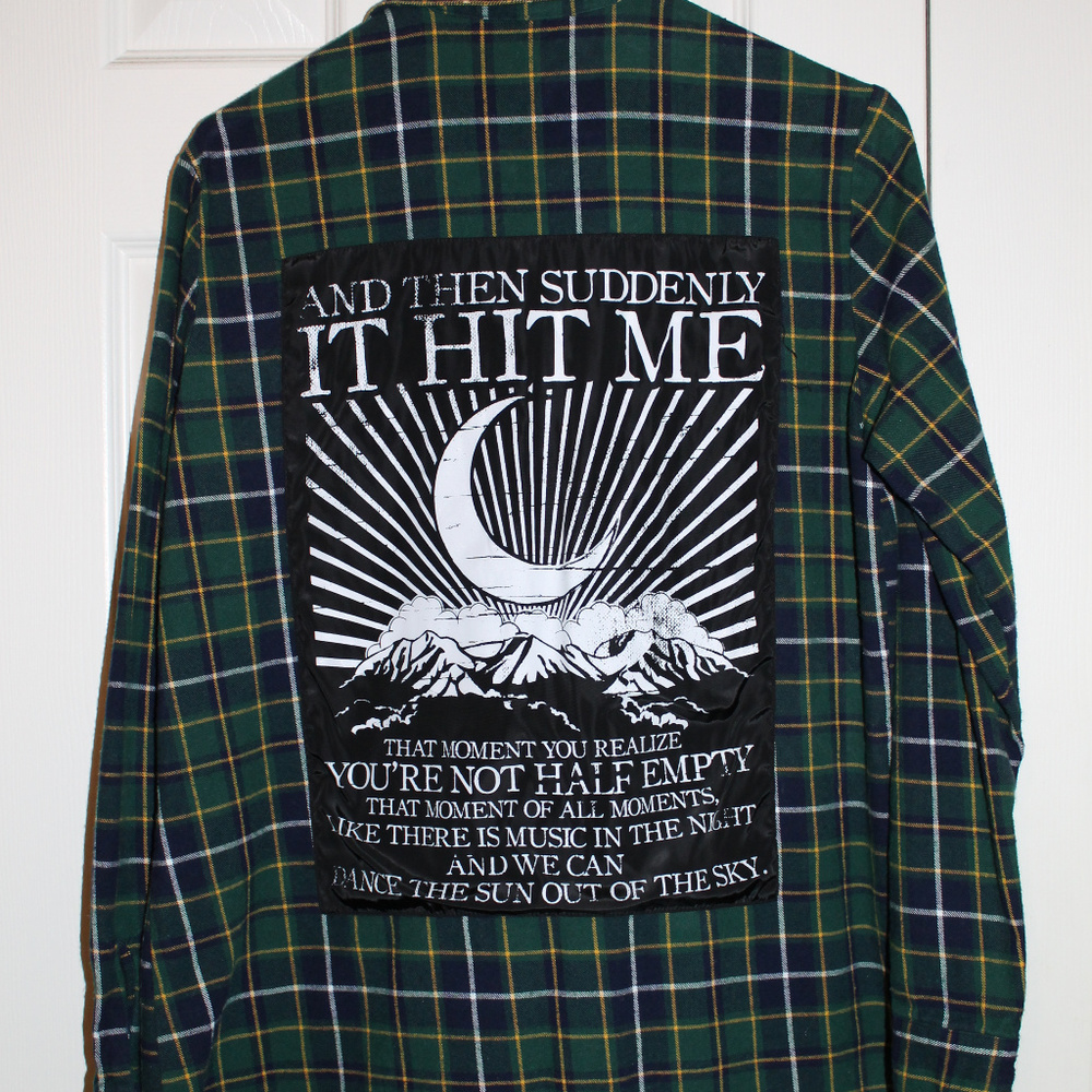 The Summer Set Flannel Shirt. Unisex Small